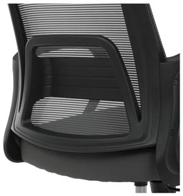 AUTRONIC Kancelárska stolička, hojdací mechanizmus, šedá sieťovina, KA-S3015 GREY