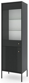 Vitrína Iseo 54 cm černá