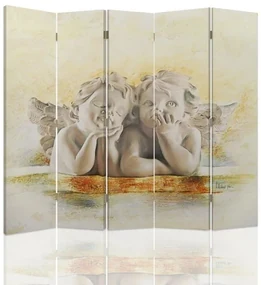 Gario Paraván Dvaja anjeli Rozmery: 180 x 170 cm, Prevedenie: Klasický paraván