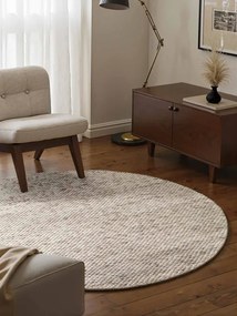 Koberec Elle Decoration Lyon Beans naturálny / krémový / hnedý kruh