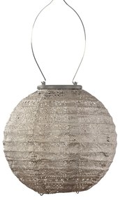 Lumiz SOLÁRNY LAMPÁŠ ROUND 18X20 CM BÉŽOVÁ