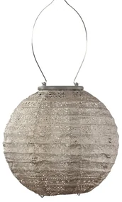 Lumiz SOLÁRNY LAMPÁŠ ROUND 18X20 CM BÉŽOVÁ
