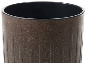 Kvetináč STRIPPED ECO III 25 cm espresso