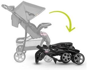 Lionelo - Športový kočík EMMA PLUS šedá