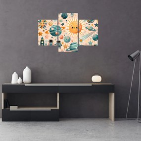 Obraz - Kúsky z vesmíru (90x60 cm)