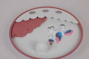 Brilagi -LED Stmievateľné detské stropné svietidlo UNICORN LED/68W/230V 3000-6000K+DO