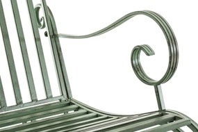 Kovové hojdacie kreslo Smile (SET 2 ks) - Zelená antik