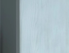 Šatníková skriňa Lift, šedá/hnedá