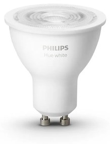 PHILIPS HUE Múdra LED žiarovka HUE, GU10, 5,2 W, 400lm, teplá biela, 2ks