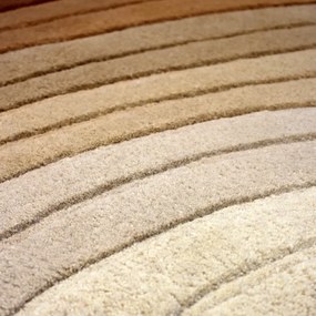 Vlnený koberec v tehlovej farbe 200x290 cm Puddle Ombre Wool – Flair Rugs