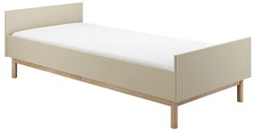 Béžová detská posteľ 90x200 cm Miloo – Pinio