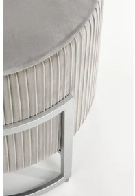 Taburet CRICKET pr. 40 cm šedá