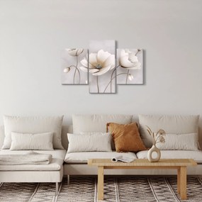 Obraz bielych kvetín (90x60 cm)