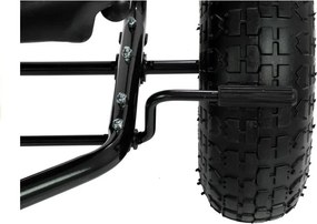 LEAN CARS Motokára Black A-15 Nafukovacie kolesá