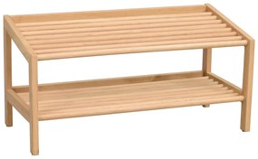 Skrinka na topánky z dubového dreva v prírodnej farbe Hillmond – Rowico