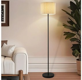 Brilagi - Stojacia lampa NORDIC WAVE 1xE27/15W/230V ľan/čierna