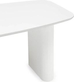 Jedálenský stôl Mesilla 180 cm biely