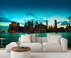 Gario Fototapeta Manhattan pri západe slnka Materiál: Vliesová, Rozmery: 400 x 280 cm