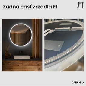 Okrúhle zrkadlo s LED svetlom E1
