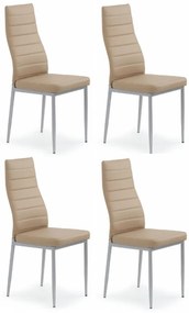 Halmar Jedálenská stolička K70 v akčnej sade 4 kusov - bílá