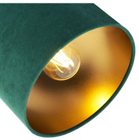 Stropné svietidlo MEDIOLAN, 3x textilné tienidlo (výber z 10 farieb), (výber z 2 farieb konštrukcie - možnosť polohovania), G