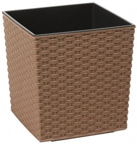 Obal Juka Rattan ECO 30x30x31 cm svetlohnedý