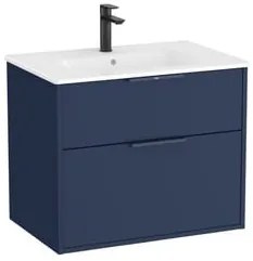 Kúpeľňová skrinka s umývadlom Roca Optica 59x58x45,5 cm modrá mat OPT602ZM