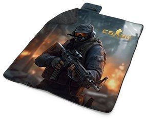 Sablio Plážová deka CS:GO Vojak 2: 200x140 cm