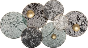 Kovová dekorácia na stenu Modern 90x50 cm