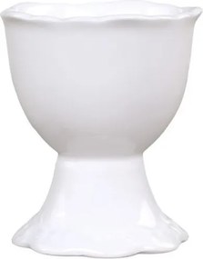 Porcelánový kalíšek na vajíčko Provence bílý s krémovým – Ø5*6 cm