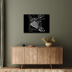 Obraz - Kresba v Banksyho štýle (70x50 cm)