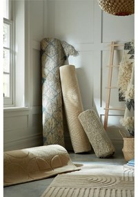 Svetlosivý ručne tkaný behúň s prímesou vlny 60x230 cm Minerals – Flair Rugs