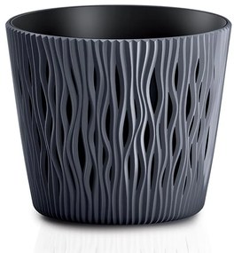 Pot SANDY Round Antracit