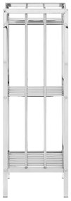 Kúpeľňový regál v striebornej farbe 33x73 cm – Premier Housewares