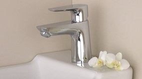 Hansgrohe Talis E, umývadlová batéria 80 s odtokovou súpravou s ťahadlom, chrómová, HAN-71700000