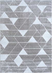 Angel Carpet, Kusový koberec Aurora 11 Grey, 160x230, šedá, kancelária