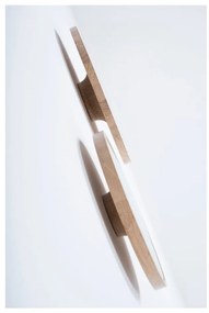 Nástenné zrkadlo s rámom z masívneho dubového dreva Gazzda Look, ⌀ 32 cm