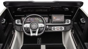 Elektrické autíčko Mercedes G63 AMG 4x200W XXL - biele