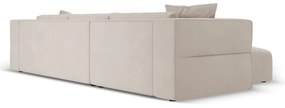 Béžová rohová pohovka, ľavý roh Esther - Milo Casa