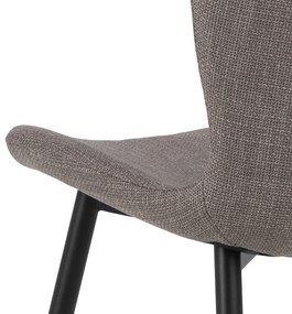 FIORA Svetlosivé Taupe (látka Basel 34) - MODERNÁ ČALÚNENÁ STOLIČKA DO OBÝVAČKY/ JEDÁLNE LOFT