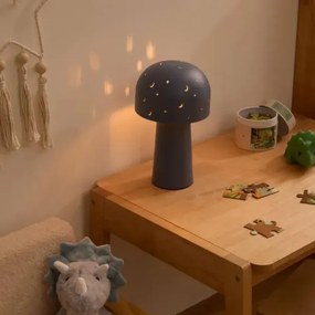 Atmosphera - Detská stolná lampa STARRY MUSHROOM 1xE14/25W/230V modrá
