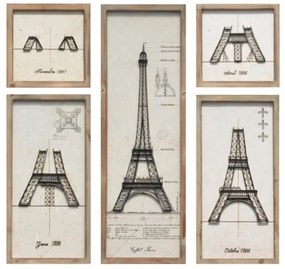 Séria obrazov Eiffel Tower 90 cm