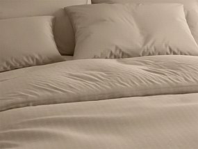 Krepové obliečky STANDO svetlohnedé hotelové vrecko Rozmer obliečky: 70 x 90 cm | 140 x 200 cm