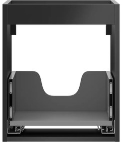 Mexen Box-A, závesná skrinka 40 cm, 1 zásuvka, čierna matná, 91AX0-0400-470-1-71