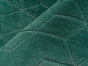 TZ Zelený obdĺžnikový koberec 3D Rabbit Rozmer: 80x150