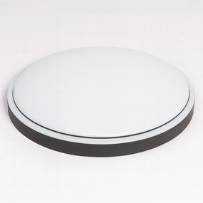 Stropné svietidlo Liria, 1x biele plastové tienidlo, (fi 39cm), b