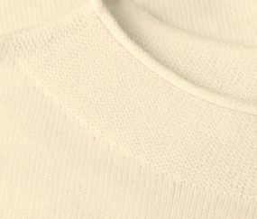 Street One pletený pulóver so zvinutým lemom, béžový