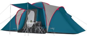Rodinný stan NILS Camp NC6031 Highland modrý/svetlo šedý