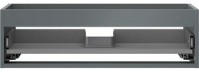 Mexen Box-A, závesná skrinka 80 cm, 1 zásuvka, grafitová matná, 91AX0-0800-235-1-66