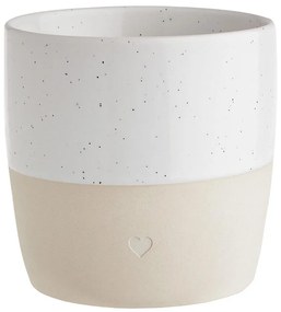 ME TIME Hrnček srdce 350 ml - biela